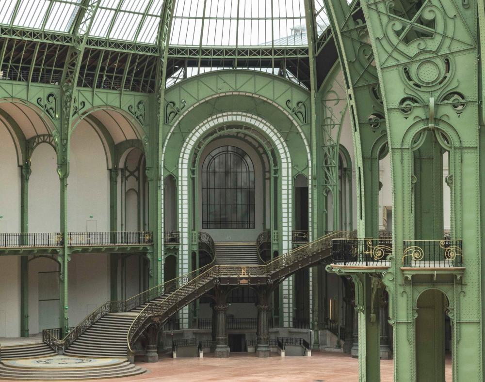 Photographie vue de l'Escalier d'Honneur depuis les balcons