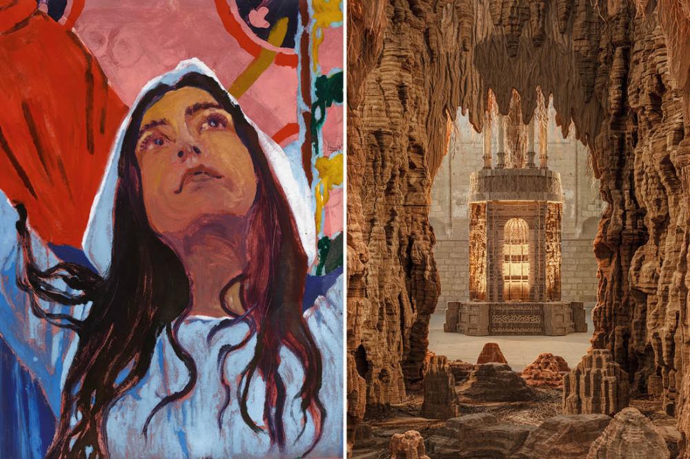 Deux détails d'oeuvres