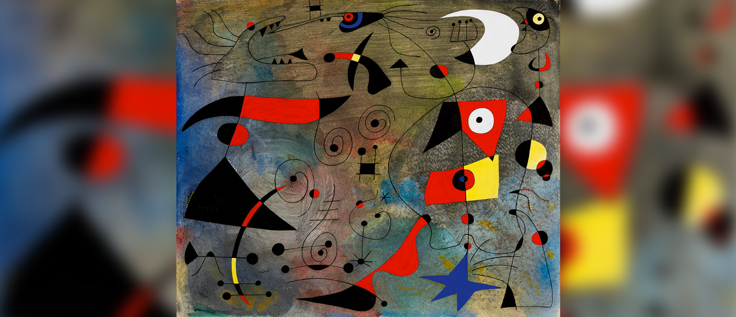 Joan Miró Femme et oiseaux © Successió Miró / Adagp
